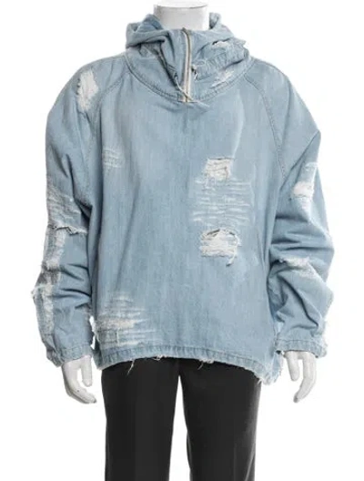 Pre-owned 424 Jacket In Blue