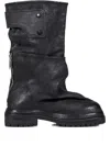 424 Leather Boots In Black