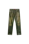 424 Leather Five-pocket Trousers