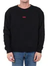 424 Logo-embroidered Cotton Sweatshirt In Black