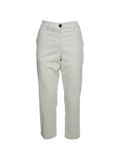 Pre-owned 424 Logo-detail Trousers In White