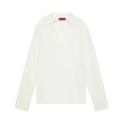 Pre-owned 424 Long-sleeve Thermal 'white' | Men's Size Xxl