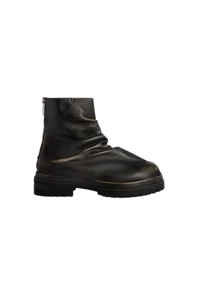424 Marathon Boots Distressed Black