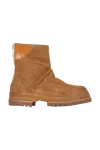 424 Marathon Boots Distressed Brown In Brown