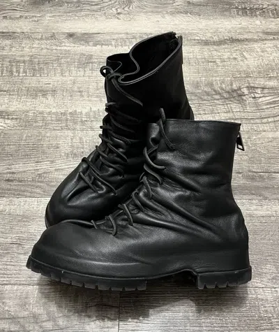 Pre-owned 424 Marathon Laces Boots Black
