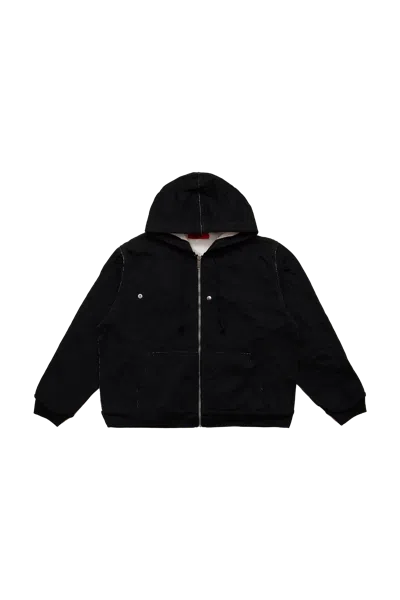 424 Molded Wrapped Hoodie Black