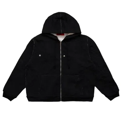 Pre-owned 424 Molded Wrapped Hoodie 'black' | Men's Size S