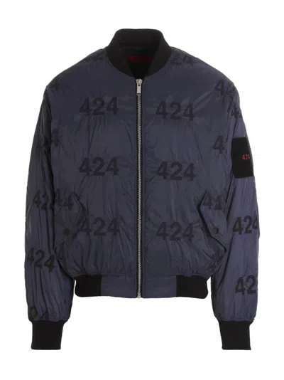 424 MULTICOLOR REVERSIBLE LOGO BOMBER JACKET.
