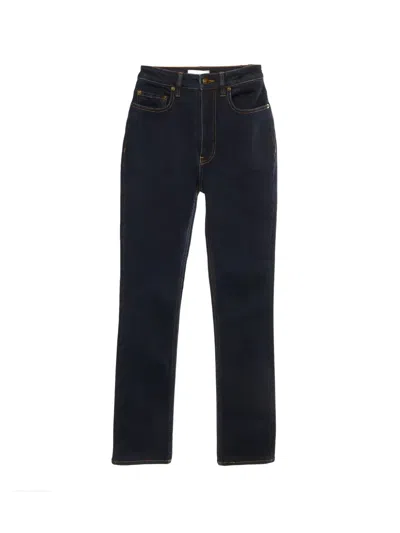 Pre-owned 424 Naomie Straight-leg Jeans In Blue