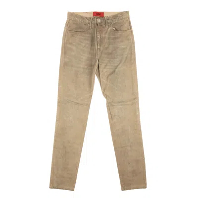 424 On Fairfax Slim Fit Jeans - Brown In Beige