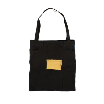 424 On Fairfax Tote Bag - Black/yellow