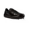 424 On Fairfax Wax Dipped Low Top Sneakers - Black In Black