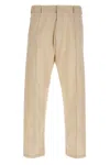 424 Trousers With Pleats At The Front In Orange