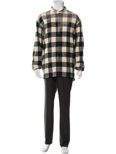 Pre-owned 424 Plaid Print Jacket In Multicolor