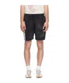 424 Printed Pattern Athletic Shorts In Black