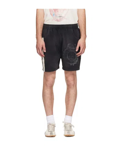 424 PRINTED PATTERN ATHLETIC SHORTS