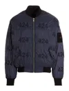 424 Reversible Logo Bomber Jacket In Multicolor