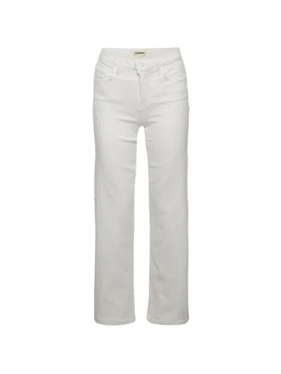 Pre-owned 424 Scottie Wide-leg Jeans In White