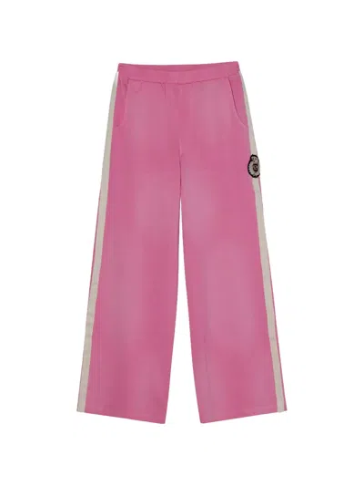 424 Side-stripe Track Pants In 핑크