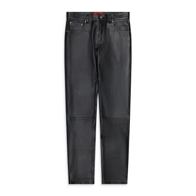 424 Skinny Leather Pant Black
