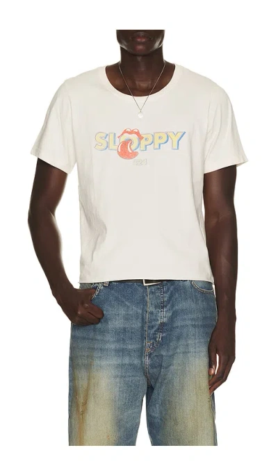 424 Sloppy Tee In Salt White