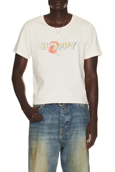 424 Sloppy Tee In Salt White