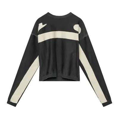Pre-owned 424 Soccer Knit Sweatshirt 'black' | Men's Size L