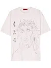 424 Pink Printed T-shirt