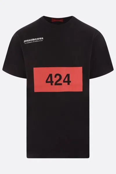 424 T-shirts And Polos In Black
