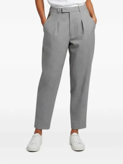 Pre-owned 424 Tailored Pleated Trousers In Gray