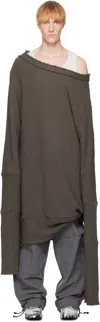424 Taupe Nomad Sweater In Turtledove/dye
