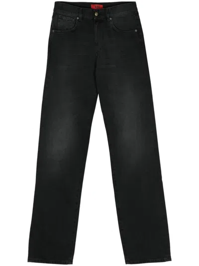424 Trousers With Logo In Black