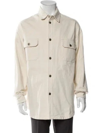 Pre-owned 424 Utility Jacket In Neutral