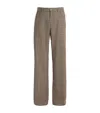 424 Virgin Wool-blend Check Trousers