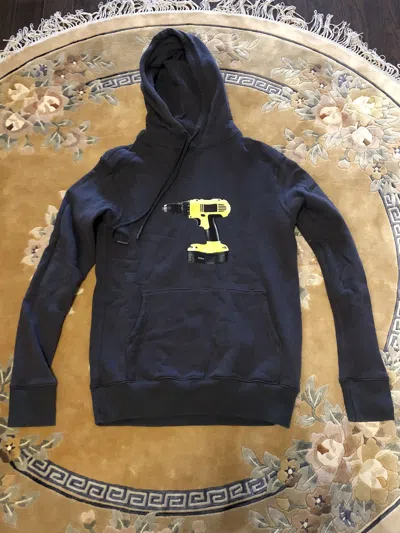 Pre-owned 424 Volt Hooded Sweatshirt In Gray
