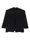 424 Whiskering-effect Jacket In Black