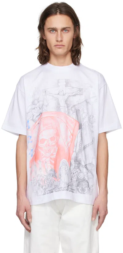 424 White Printed T-shirt