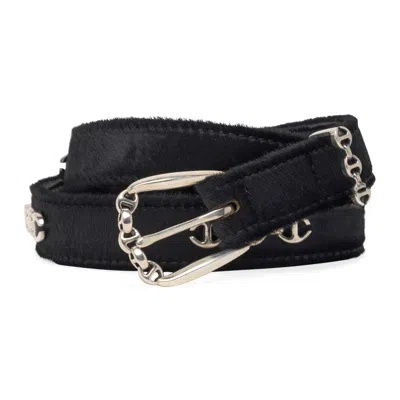 424 X Hoorsenbuhs Black Fur Western Belt Black In Green