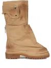 424 Zip-up Boots In Neutral