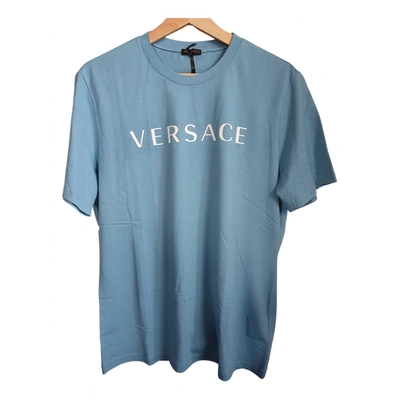 Pre-owned Versace T-shirt In Blue
