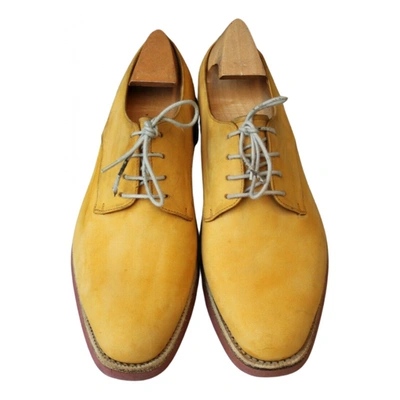 Pre-owned Church's Lace Ups In Yellow