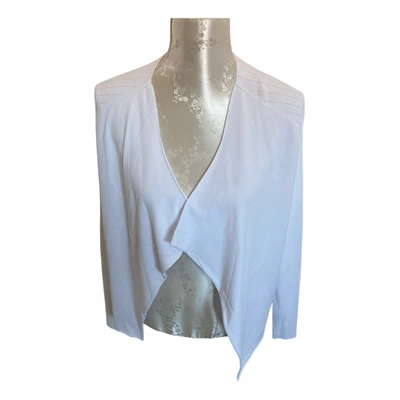 Pre-owned Zadig & Voltaire Cardigan In White