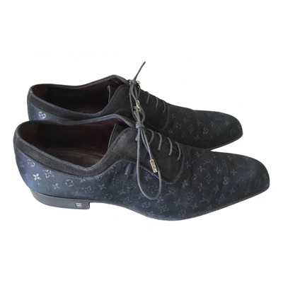 Pre-owned Louis Vuitton Lace Ups In Black