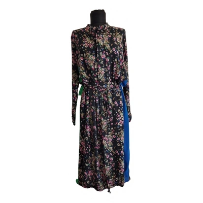 Pre-owned Mads Nørgaard Maxi Dress In Multicolour