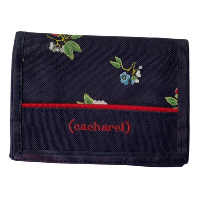 Pre-owned Cacharel Cloth Clutch Bag In Navy