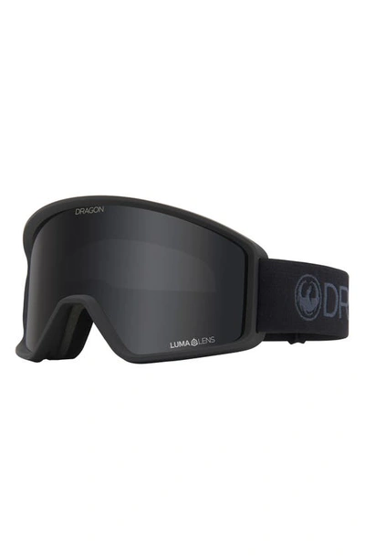 Dragon Dxt Otg 59mm Snow Goggles In Blackout Dark Smoke