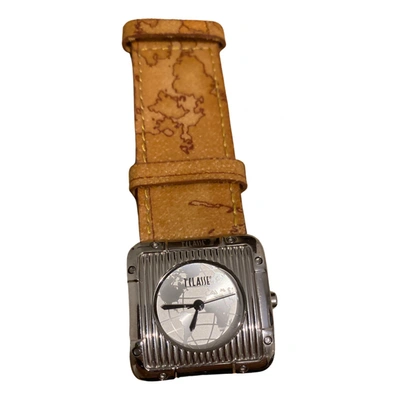 Pre-owned Alviero Martini Watch In Brown