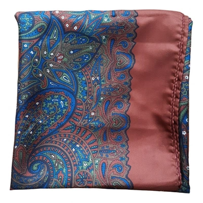 Pre-owned Carven Silk Handkerchief In Multicolour