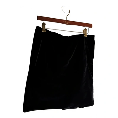 Pre-owned Marc Jacobs Silk Mini Skirt In Black