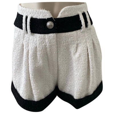 Pre-owned Balmain Shorts In White
